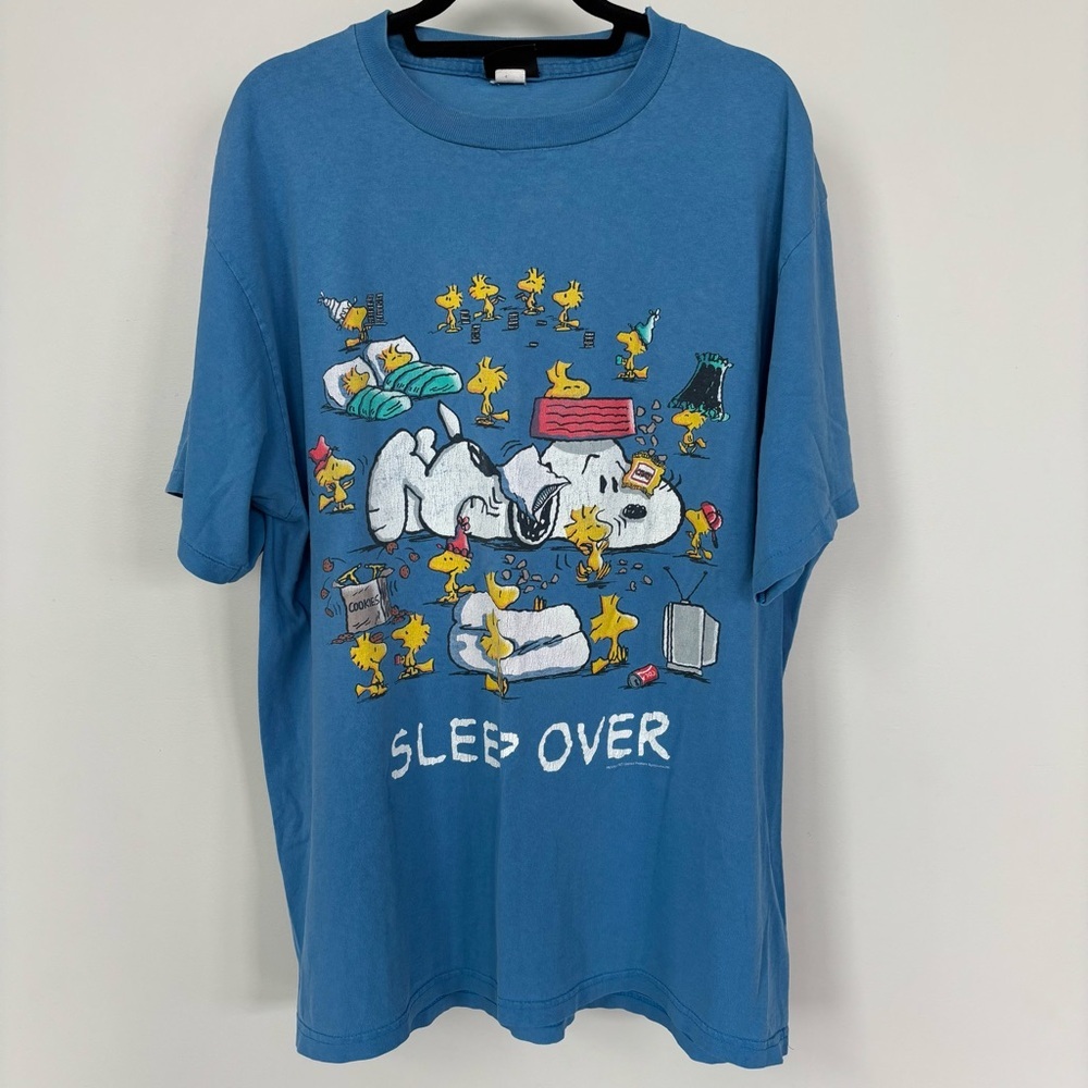 Peanuts Vintage‎ Sleep Over T-shirt Size XL